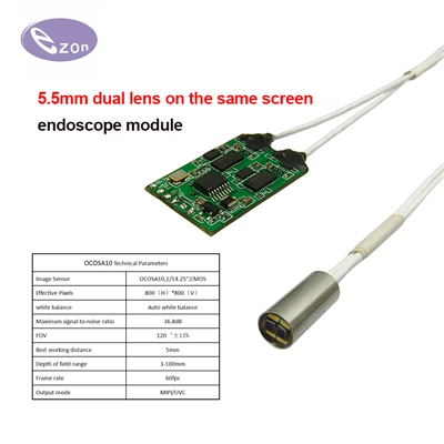 Binokuláris szimultán kijelző endoszkópos kamera